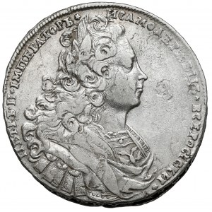 Russland, Peter II., Rubel 1727