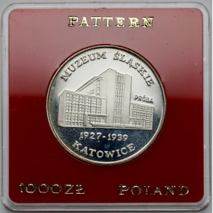 Próba SREBRO 1.000 złotych 1987 Muzeum Śląskie