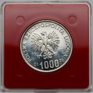 Próba SREBRO 1.000 złotych 1987 Muzeum Śląskie