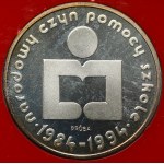 Próba SREBRO 1.000 złotych 1986 Narodowy czyn pomocy szkole