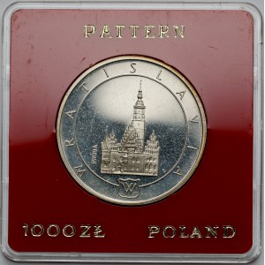 SILVER 1 000 zlatých vzoriek 1987 Vroclav