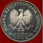 STŘÍBRO 1 000 zlatých vzorků 1987 Vratislav