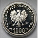 Próba SREBRO 1.000 złotych 1987 Igrzyska XXIV Olimpiady