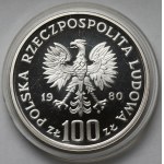 Próba SREBRO 100 złotych 1980 Głuszce