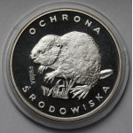 Próba SREBRO 100 złotych 1978 Bóbr