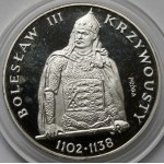 Próba SREBRO 200 złotych 1982 Bolesław III Krzywousty - półpostać