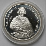 Próba SREBRO 200 złotych 1981 Bolesław II Śmiały - półpostać