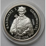 Próba SREBRO 200 złotych 1980 Kazimierz I Odnowiciel - półpostać