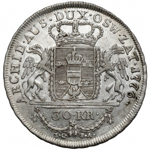 Galícia a Lodomeria, 30 krajcars 1776, Viedeň - krásna