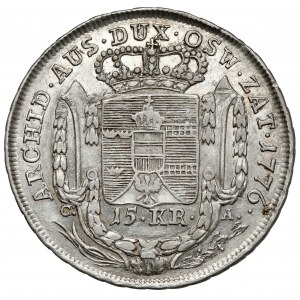Galicie a Lodomerie, 15 krajcars 1776, Vídeň