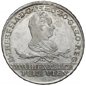 Galícia a Lodomeria, 30 krajcars 1777, Viedeň - veľmi pekné