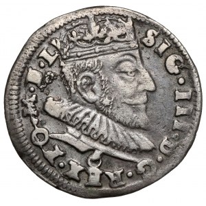 Zygmunt III Waza, Trojak Wilno 1590 - Leliwa