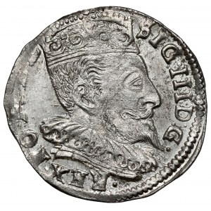 Zygmunt III Waza, Trojak Wilno 1595 - Prus