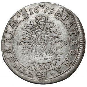 Hungary, Leopold I, 15 kreuzer 1679 KB