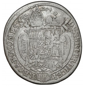 Rakúsko, Karol II. z Lichtenštajnska, 15 krajcars 1694, Olomouc