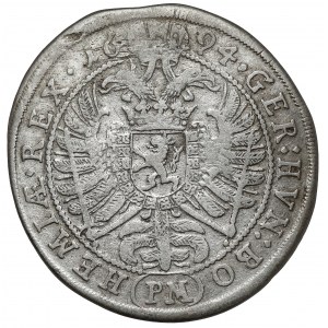 Austria, Leopold I, 15 kreuzer 1694 PM, Prague