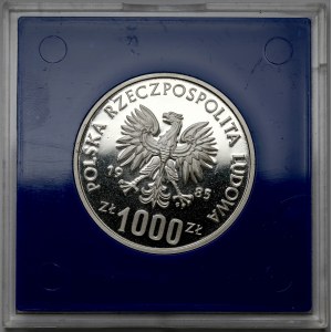 Vzorka SILVER 1 000 zlatých 1985 Przemysław II