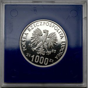 Próba SREBRO 1.000 złotych 1985 Przemysław II