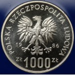 Próba SREBRO 1.000 złotych 1986 Władysław I Łokietek