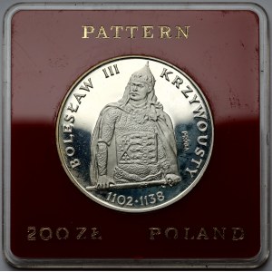 Próba SREBRO 200 złotych 1982