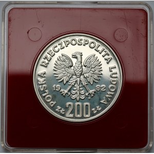 Próba SREBRO 200 złotych 1982