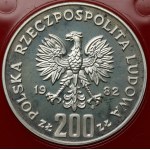 Próba SREBRO 200 złotych 1982