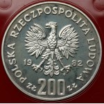 Próba SREBRO 200 złotych 1982
