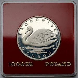 SQUARE 1 000 zlatých 1984 Swan