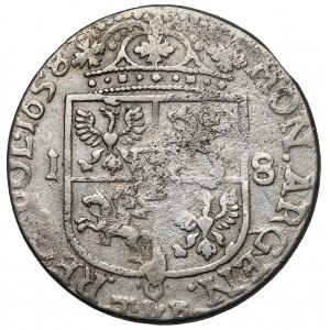 Ján II Kazimír, Ort Krakov 1658 TLB - úzka busta