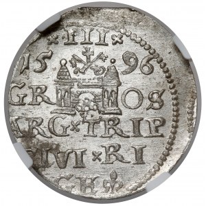 Sigismund III. Vasa, Troika Riga 1596