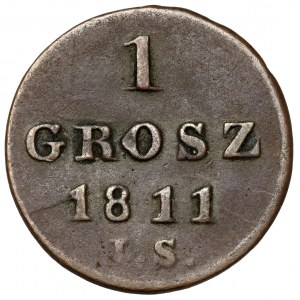 Księstwo Warszawskie, Grosz 1811 IS