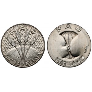 Próba CuNi 10 złotych 1971 FAO Kłosy i Fiat Panis (2szt)