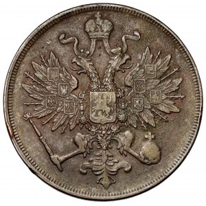3 Kopeken 1860 BM, Warschau