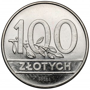 Próba NIKIEL 100 złotych 1990