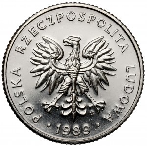 Próba NIKIEL 20 złotych 1989