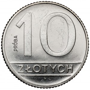 Próba NIKIEL 10 złotych 1989