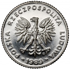 Próba NIKIEL 10 złotych 1989