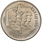 Vzorka MIEDZIONIKIEL 20 gold 1974 Miner, Hutnik... - bez znaku