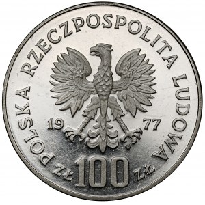 Próba NIKIEL 100 złotych 1977 Zamek Królewski na Wawelu