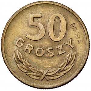 Geprüfte Messing 50 Pfennige 1949