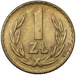 Vzorkovaná mosaz 1 zlato 1949 - PRÓZA nízká