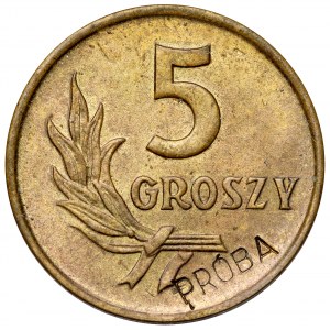 Próba MOSIĄDZ 5 groszy 1958