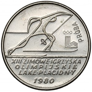 Próba NIKIEL 2.000 zł 1980 Lake Placid biegi