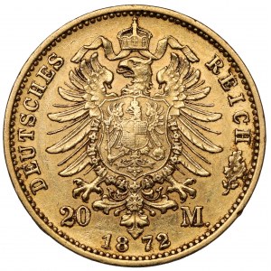 Mecklenburg-Schwerin, 20 Mark 1872-A, Berlin