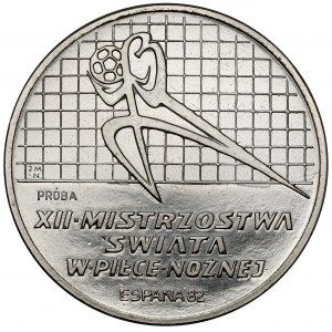 Próba NIKIEL 200 złotych 1982 XII MŚ w piłce nożnej - Espana