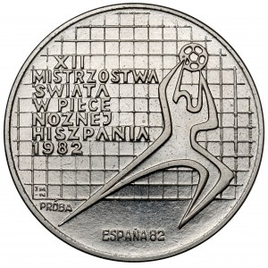 Próba NIKIEL 200 złotych 1982 XII MŚ w piłce nożnej - Espana