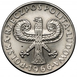 Próba NIKIEL 10 złotych 1966 Mała Kolumna