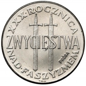 Próba NIKIEL 200 złotych 1975 XXX Rocznica zwycięstwa nad faszyzmem