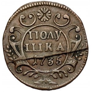 Russland, Anna, Poluschka 1735 - novodiel