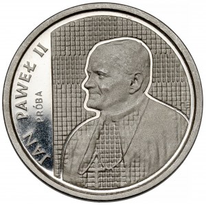 Próba NIKIEL 1.000 złotych 1989 Jan Paweł II - na kratce